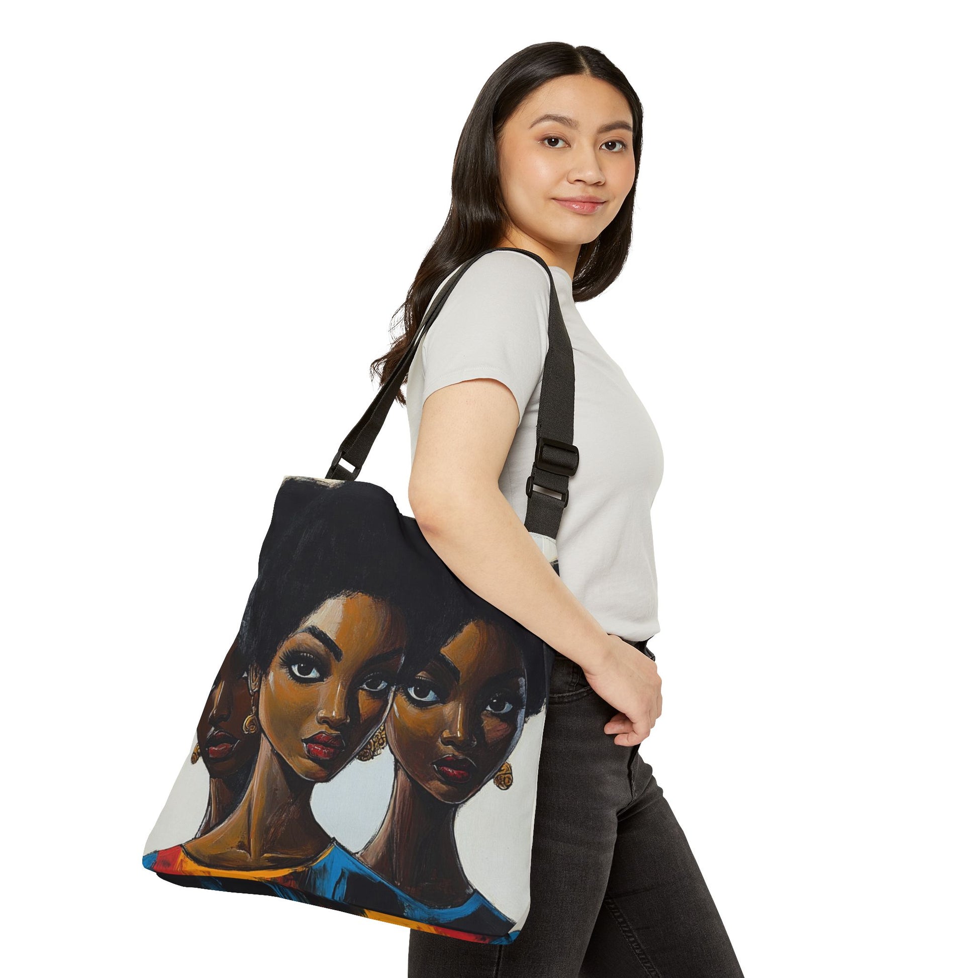 DUO MODERN "Sisterhood Reflections" Adjustable Tote Bag - DUO Modern