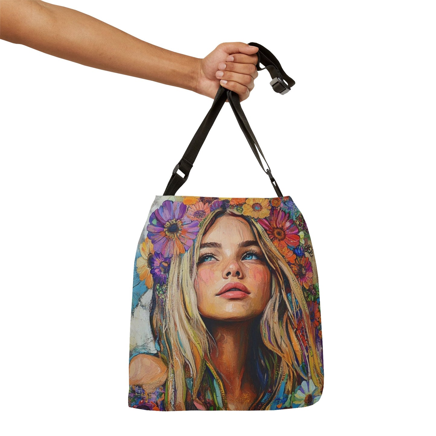 DUO MODERN "Blossom Child" Adjustable Tote Bag