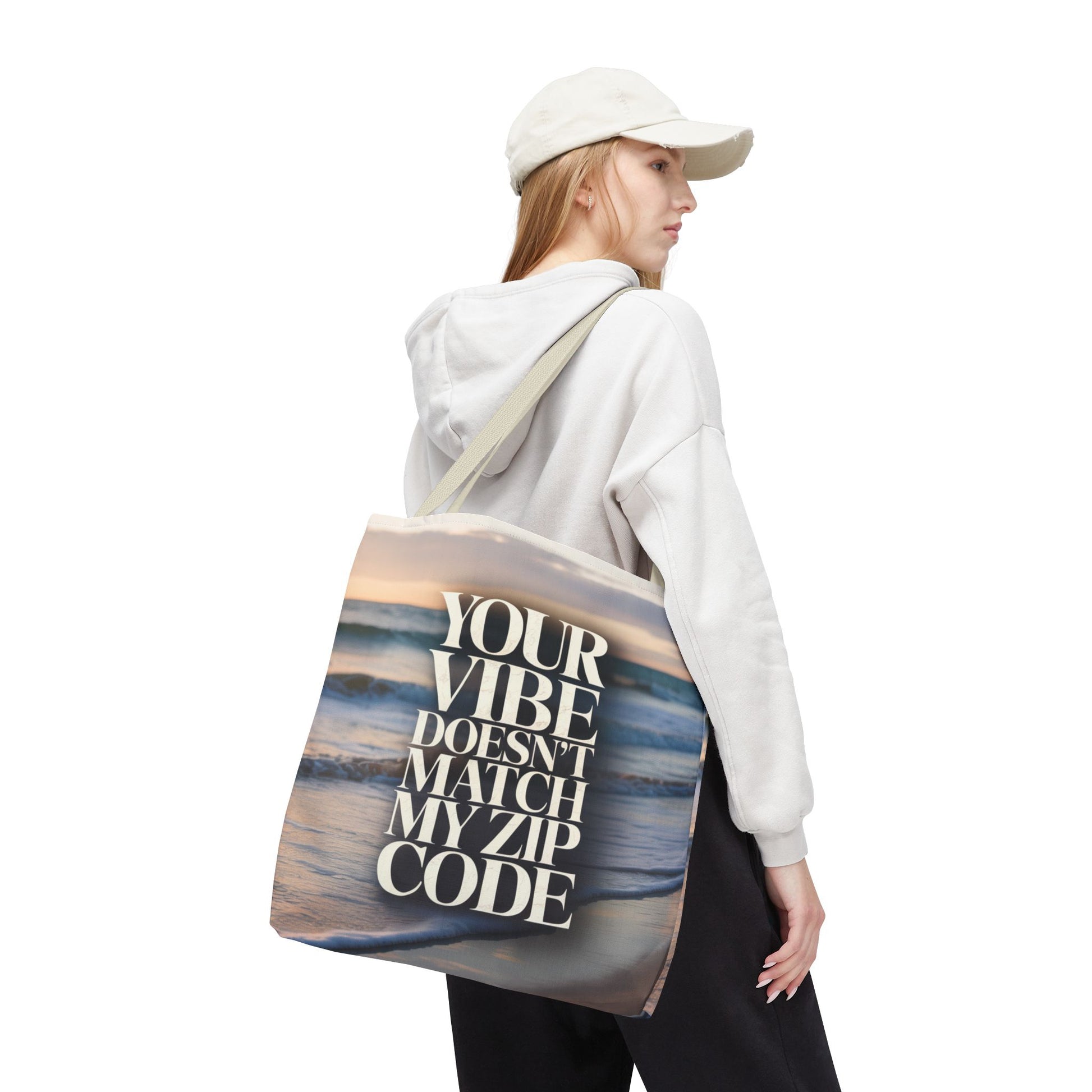 DUO MODERN "Your Vibe Doesn't Match My Zip Code" Tote Bag - DUO Modern