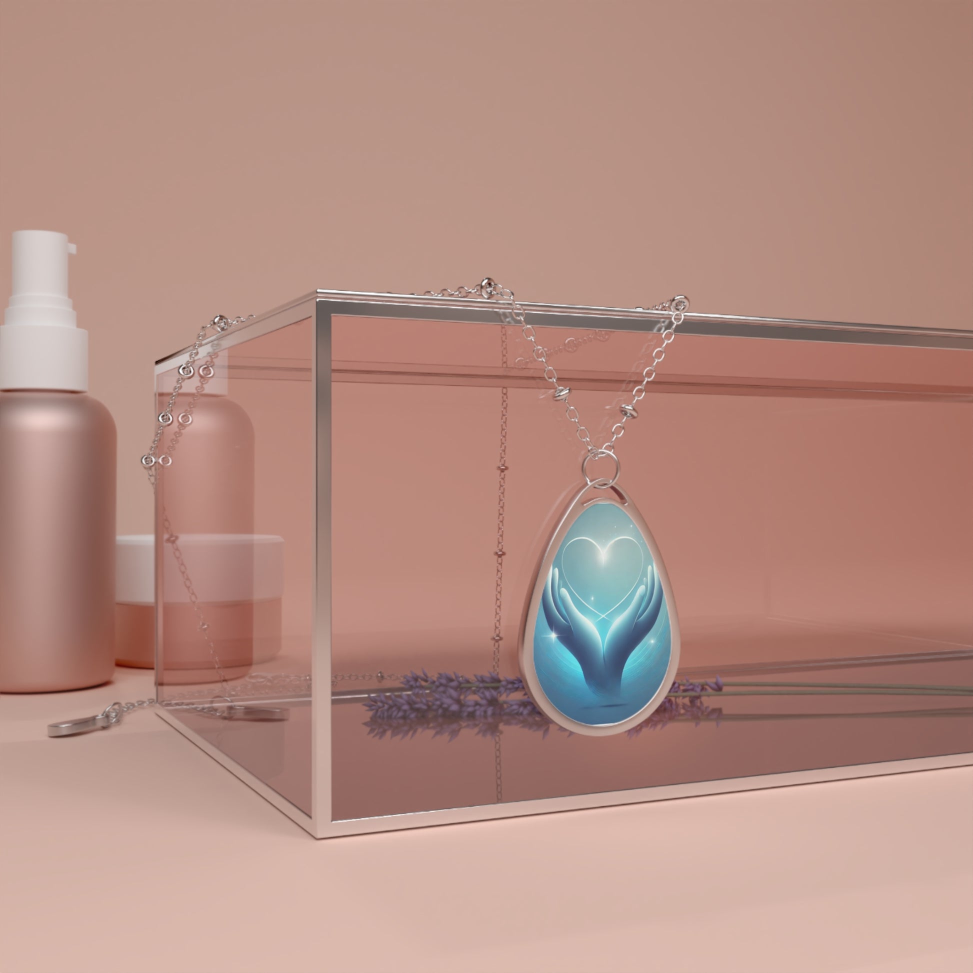 DUO MODERN “Unity & Compassion” Oval Necklace - DUO Modern