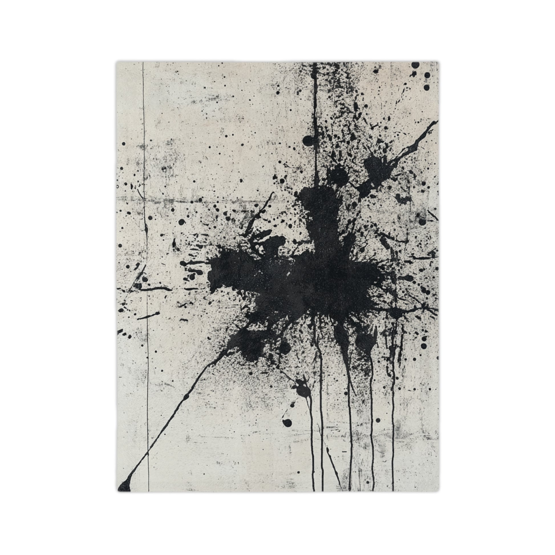 DUO MODERN "Noir Splash" Velveteen Microfiber Blanket - DUO Modern