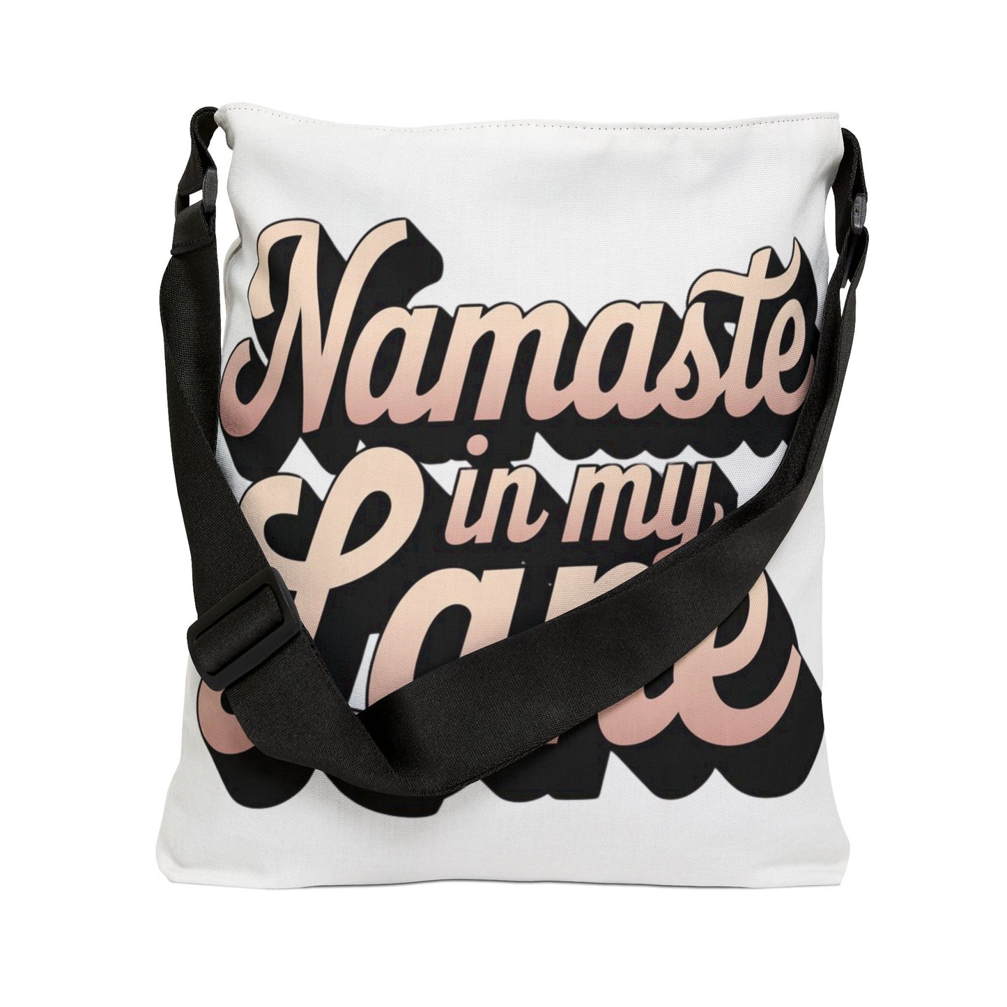 DUO MODERN – “Namaste in My Lane” Adjustable Tote Bag - DUO Modern