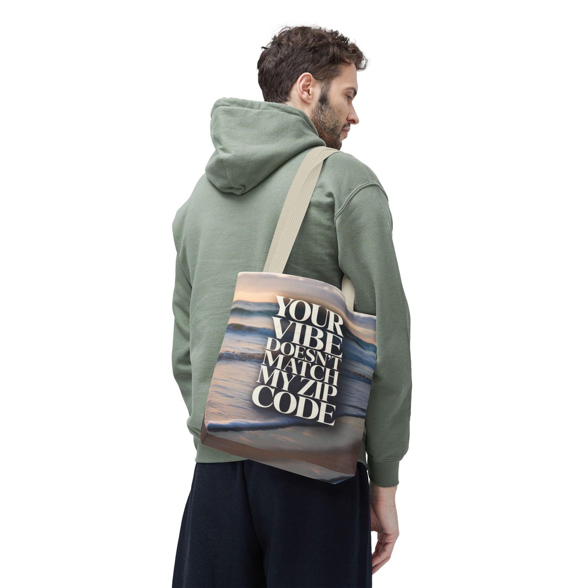 DUO MODERN "Your Vibe Doesn't Match My Zip Code" Tote Bag - DUO Modern