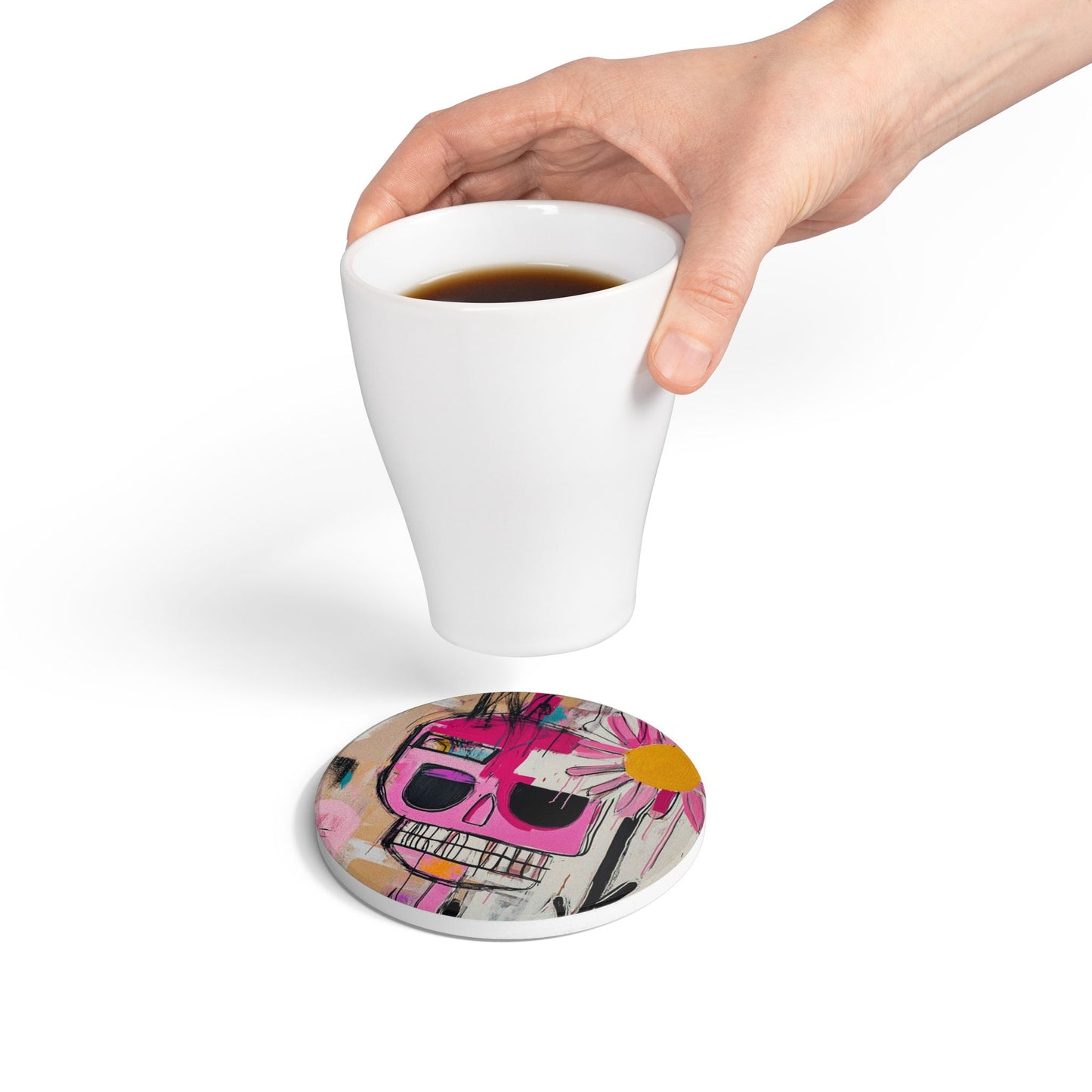 DUO MODERN "Dead Cute" Ceramic Coaster
