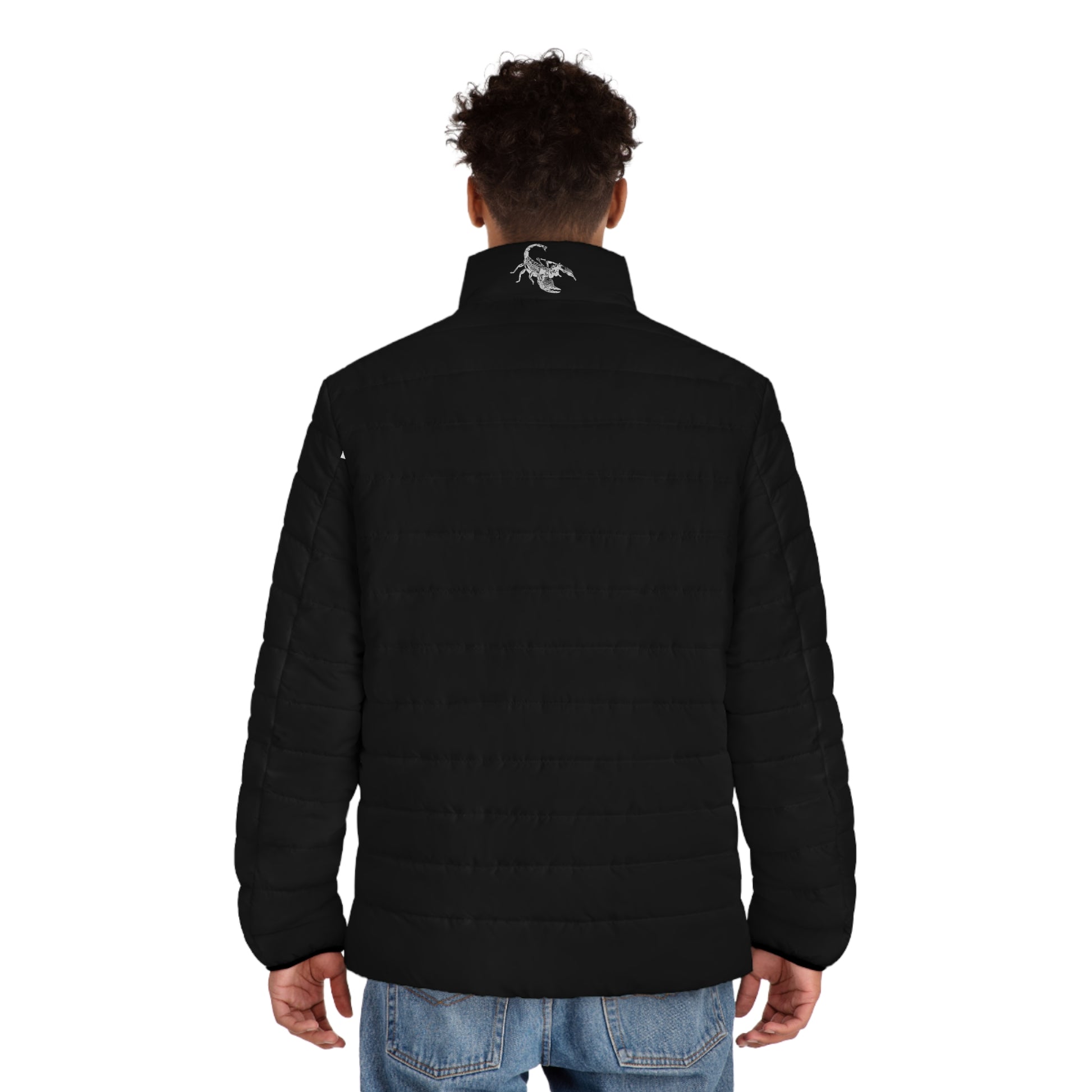 DUO MODERN Scorpion Athletics Men's Black Puffer Jacket - DUO Modern