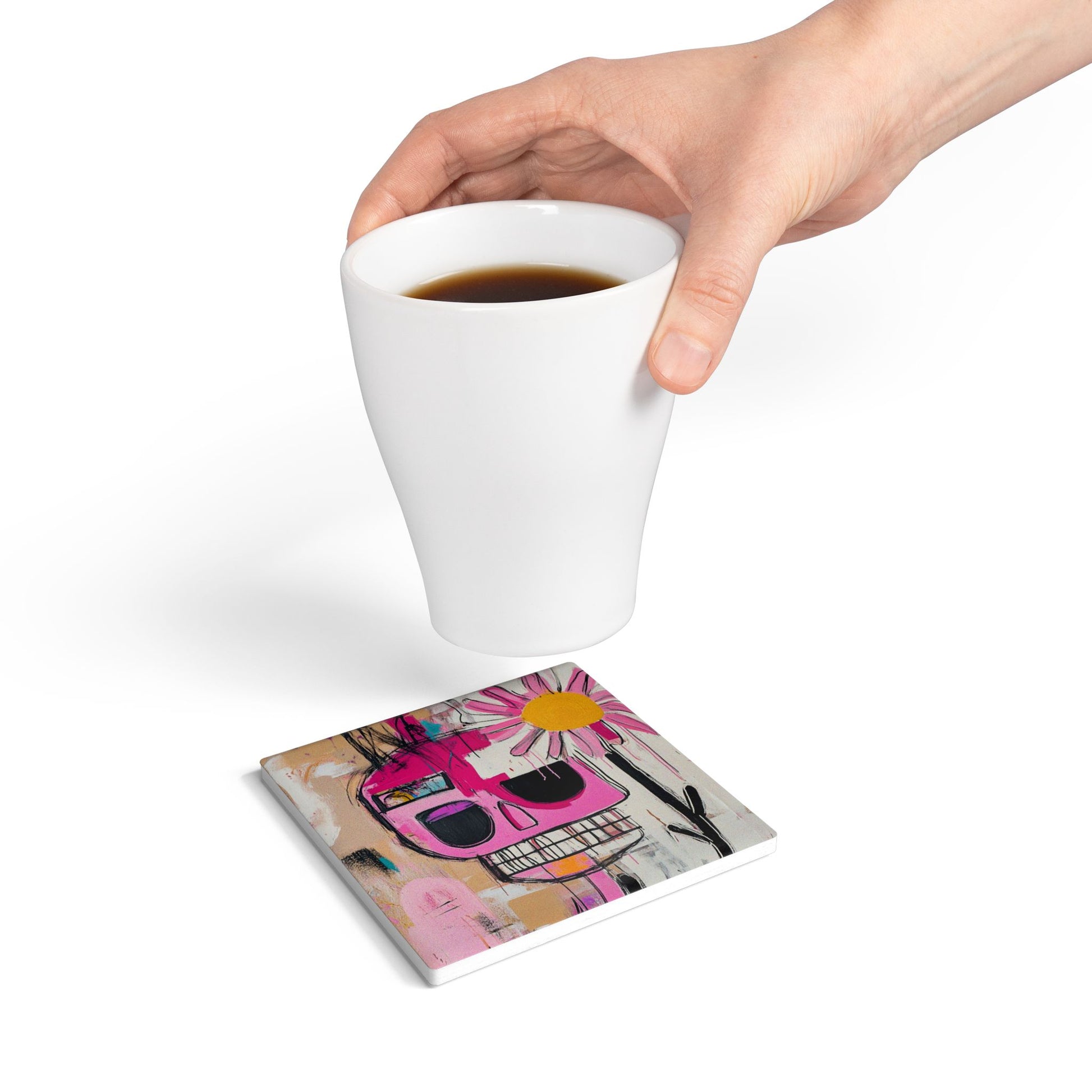 DUO MODERN "Dead Cute" Ceramic Coaster - DUO Modern