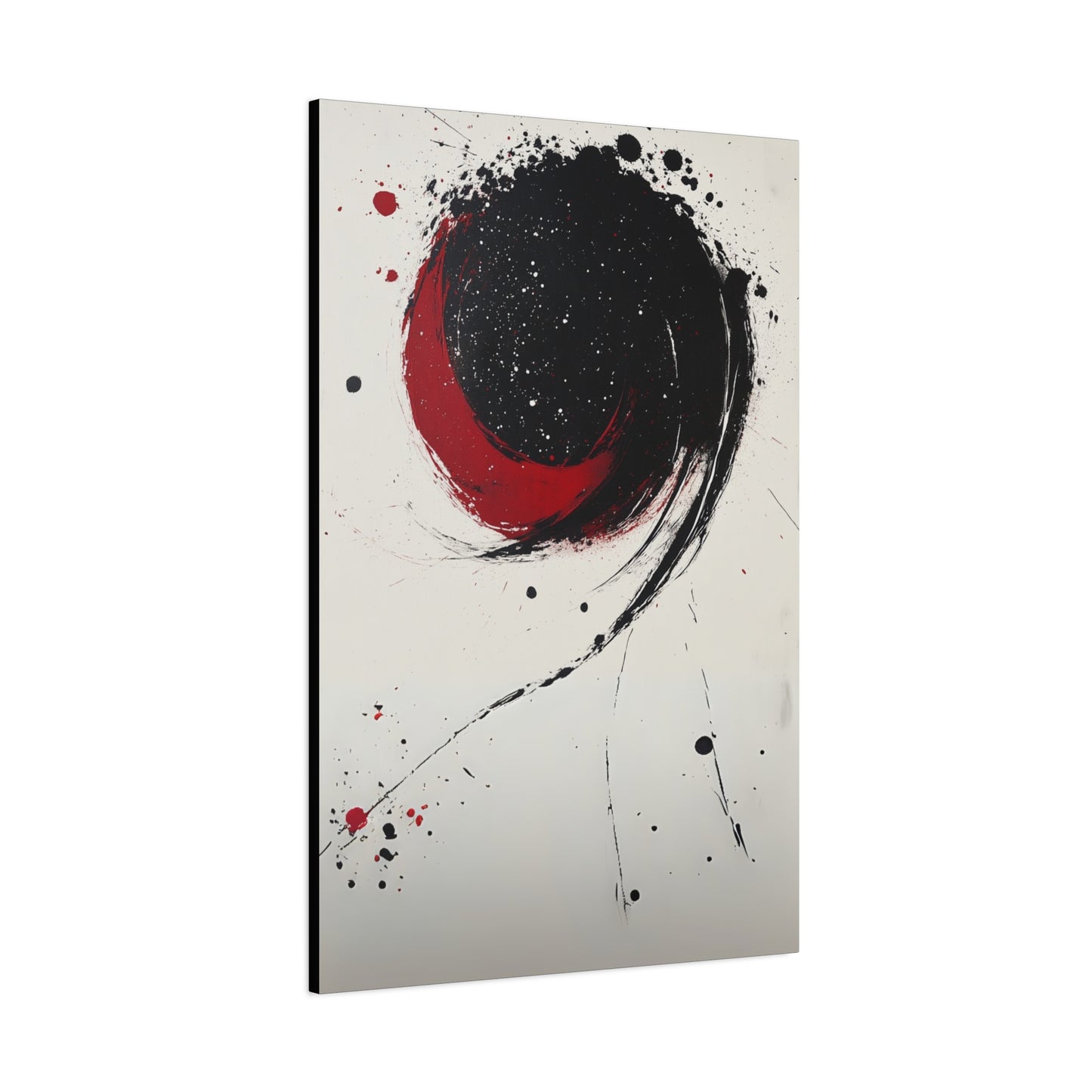DUO MODERN "Abstract Red & Black Wall Art" - DUO Modern