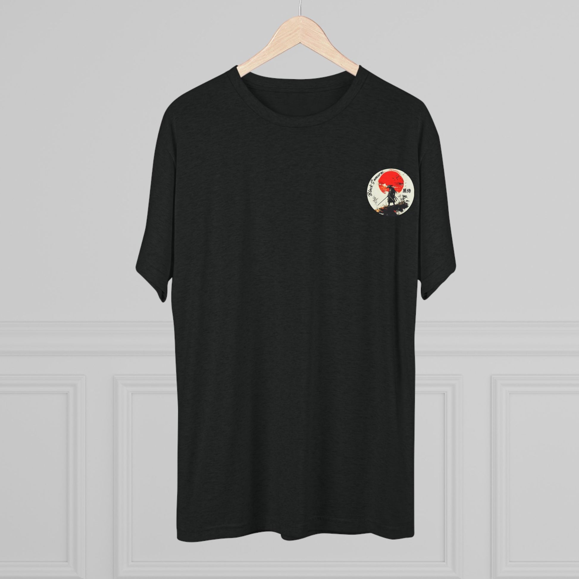 DUO MODERN "Black Samurai - Know Thy Self" Unisex Tri-Blend Crew Tee
