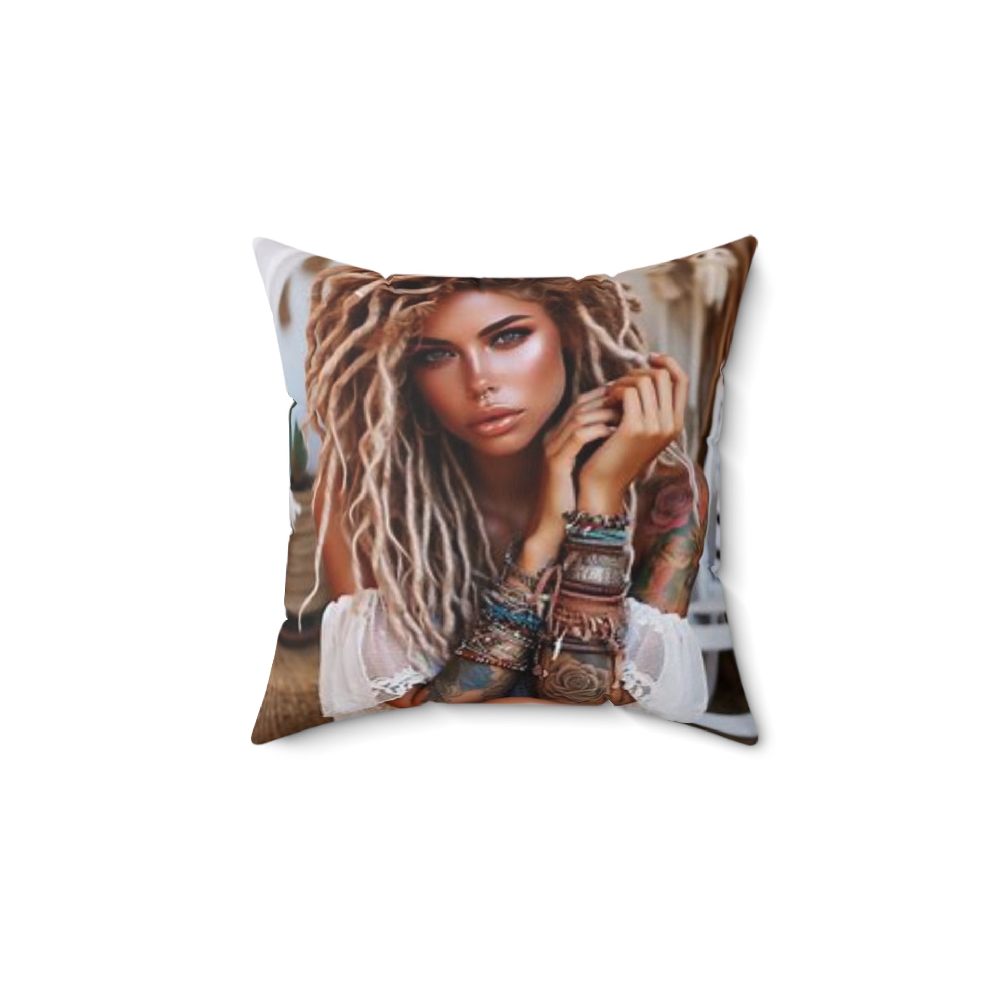 DUO MODERN "Luna" Spun Polyester Square Pillow - DUO Modern