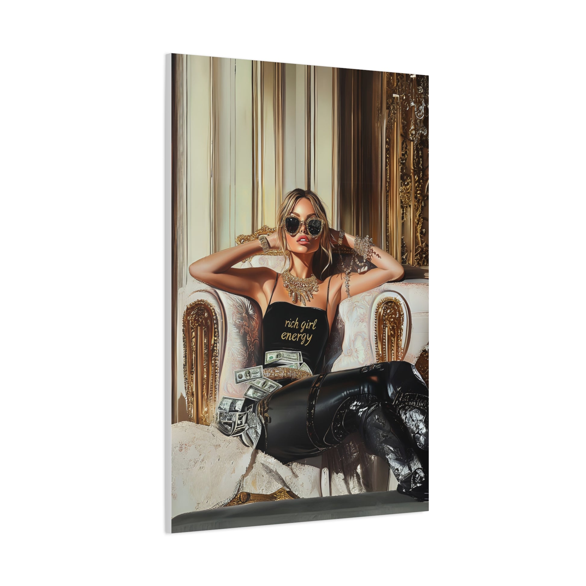 DUO MODERN "Rich Girl Energy" Matte Canvas
