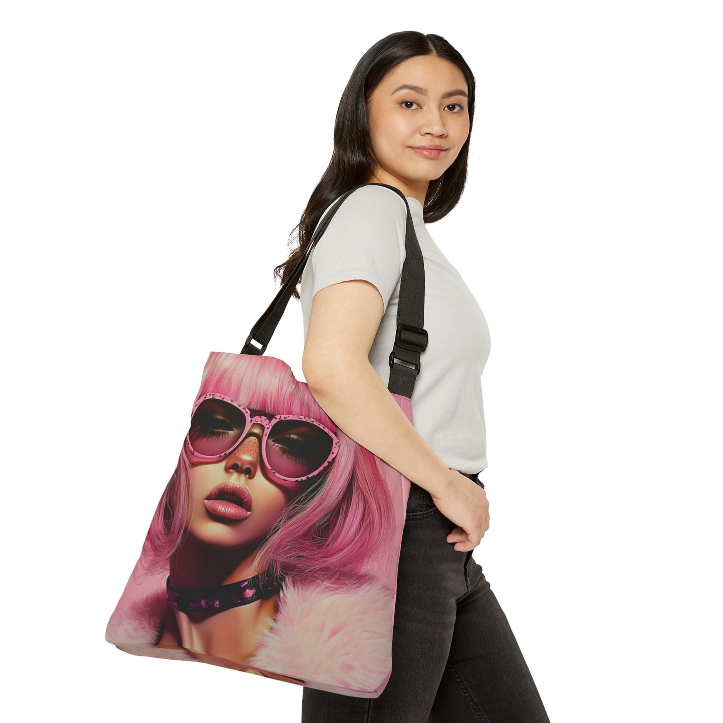 DUO MODERN "Punk Pink Luxe" Adjustable Tote Bag - DUO Modern