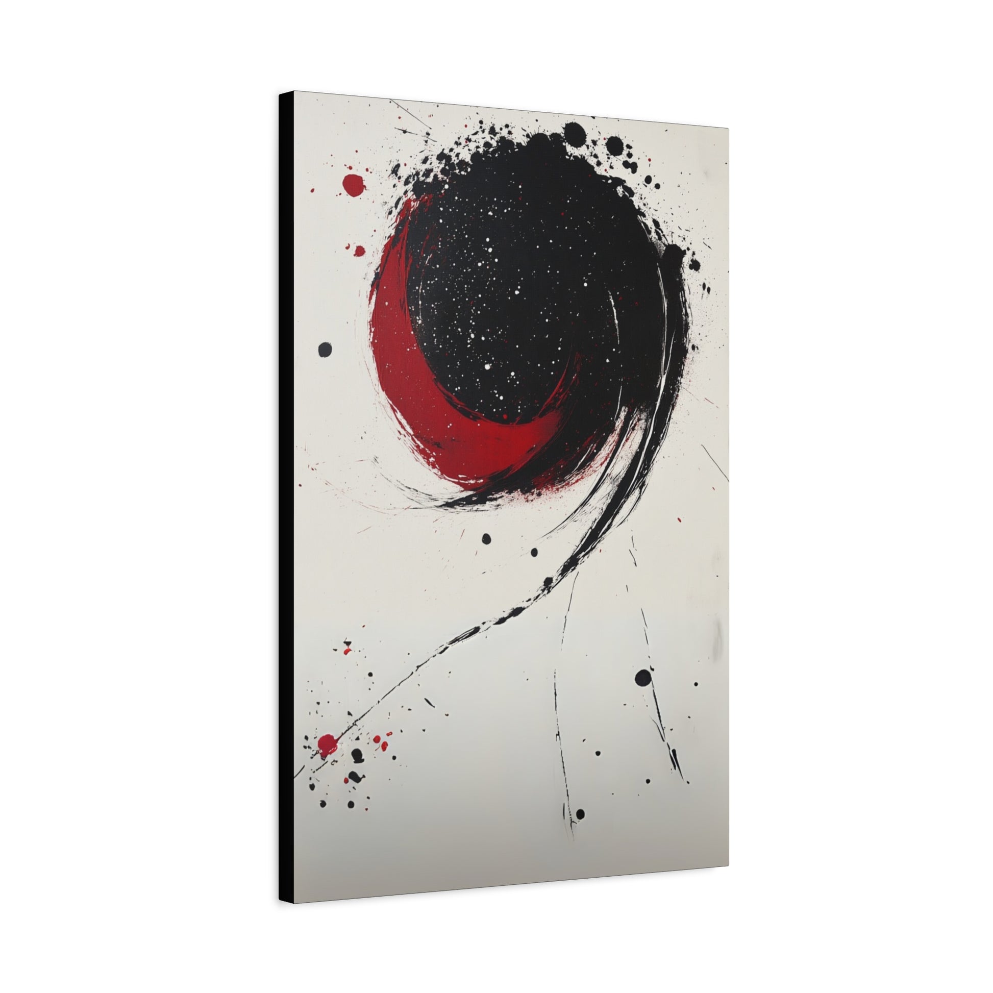 DUO MODERN "Abstract Red & Black Wall Art" - DUO Modern