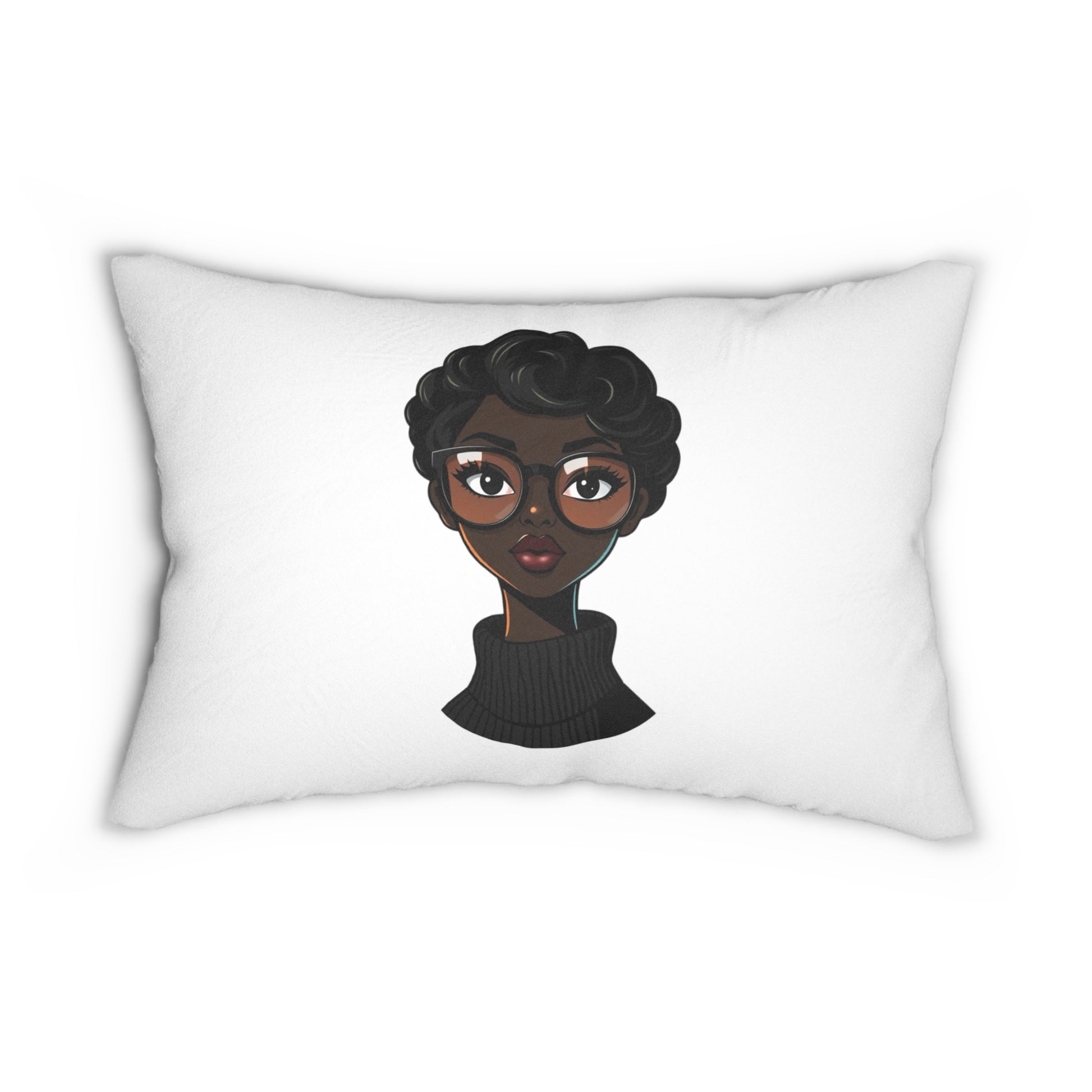 "Zoe" Spun Polyester Lumbar Pillow - DUO Modern