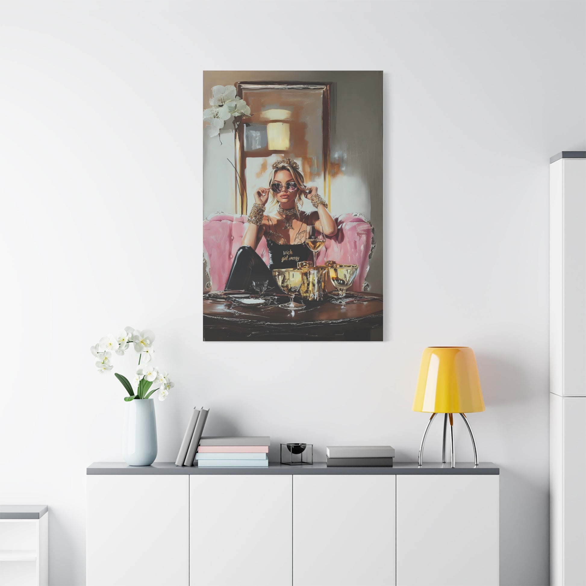DUO MODERN "Rich Girl Energy" Matte Canvas