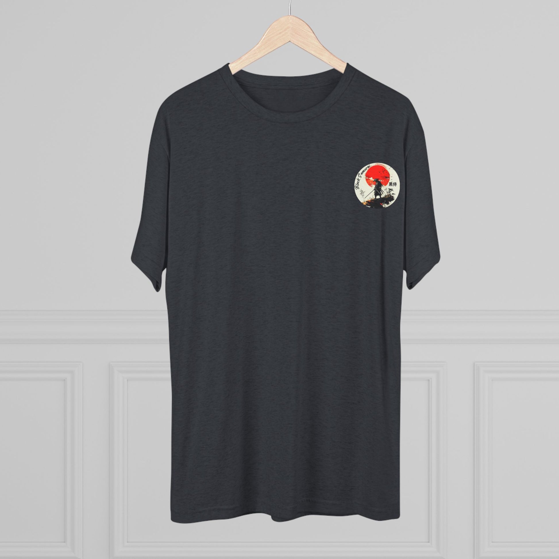 DUO MODERN "Black Samurai - Know Thy Self" Unisex Tri-Blend Crew Tee