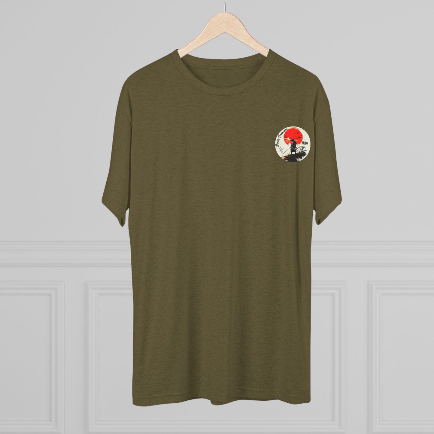 DUO MODERN "Black Samurai - Know Thy Self" Unisex Tri-Blend Crew Tee