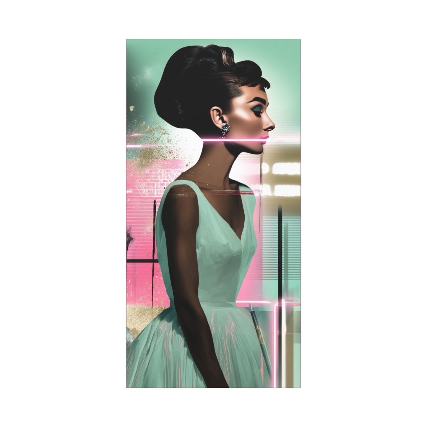DUO MODERN "Audrey Hepburn" Canvas Art - DUO Modern