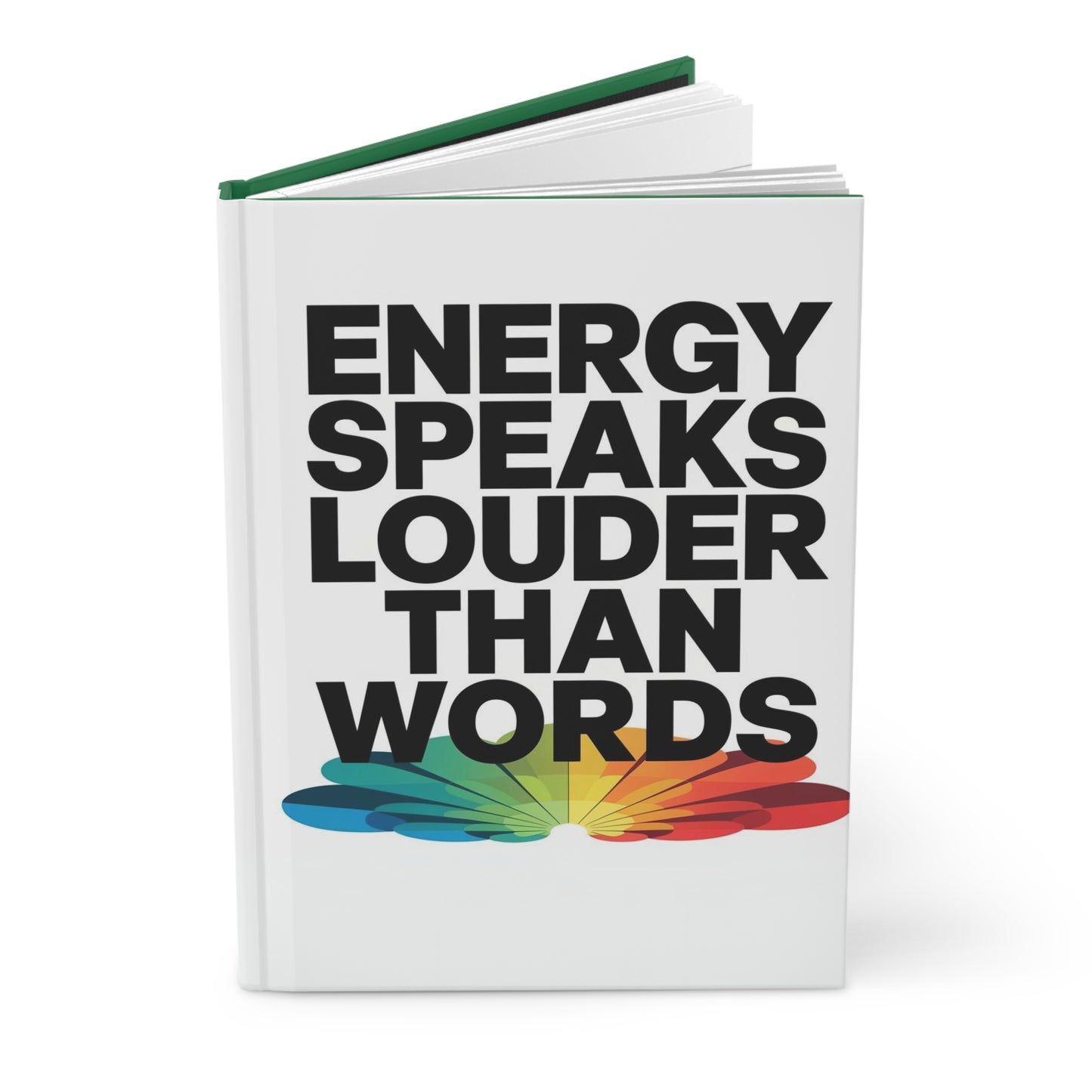 DUO MODERN "Energy Speaks Louder Than Words" Hardcover Journal