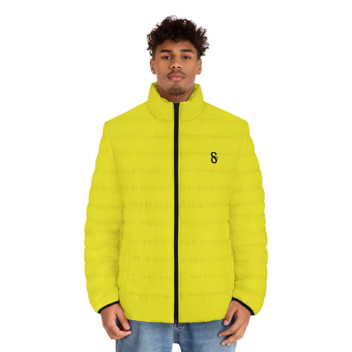 DUO MODERN Scorpion Athletics Men's Yellow Puffer Jacket - DUO Modern