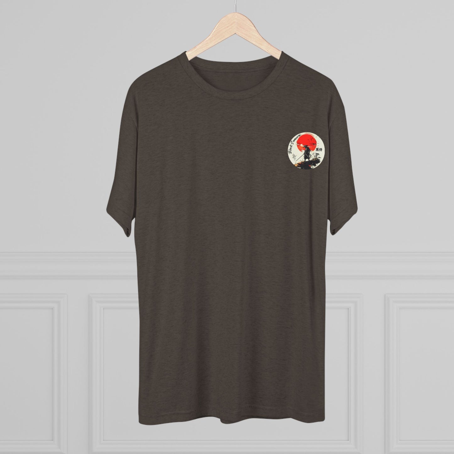DUO MODERN "Black Samurai - Know Thy Self" Unisex Tri-Blend Crew Tee