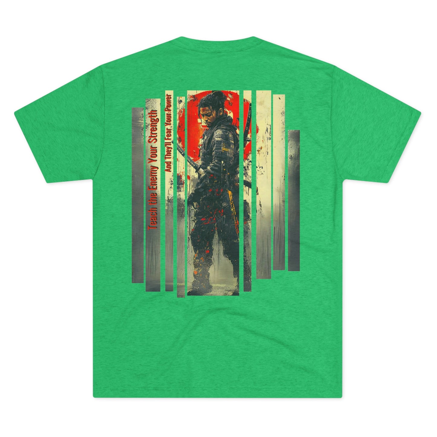 DUO MODERN "Black Samurai - Enemy" Unisex Tri-Blend Crew Tee