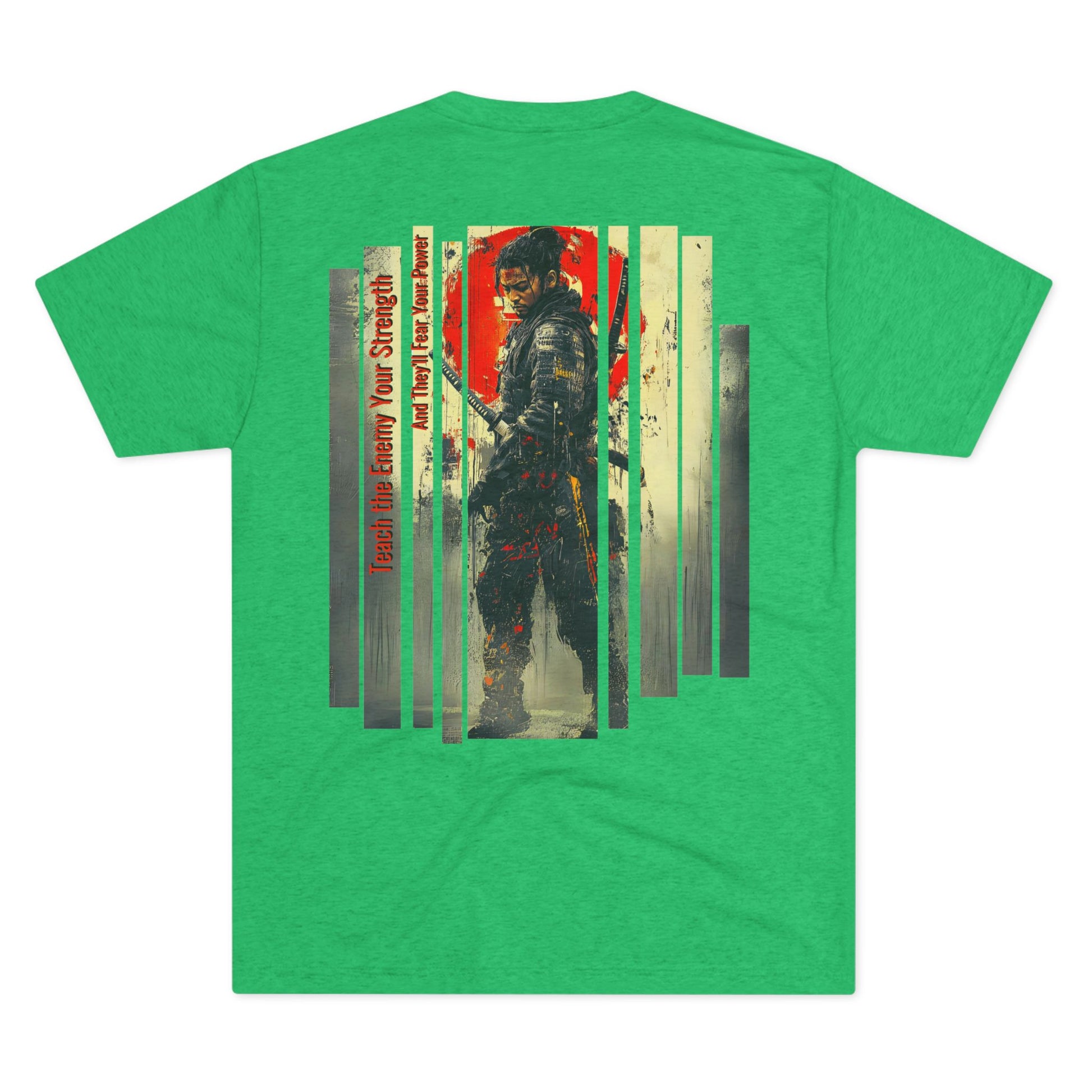 DUO MODERN "Black Samurai - Enemy" Unisex Tri-Blend Crew Tee