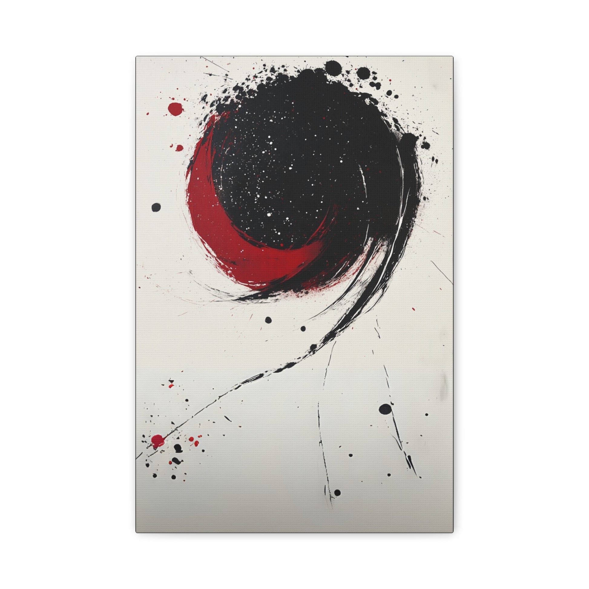 DUO MODERN "Abstract Red & Black Wall Art" - DUO Modern