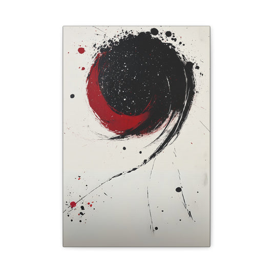 DUO MODERN "Abstract Red & Black Wall Art" - DUO Modern