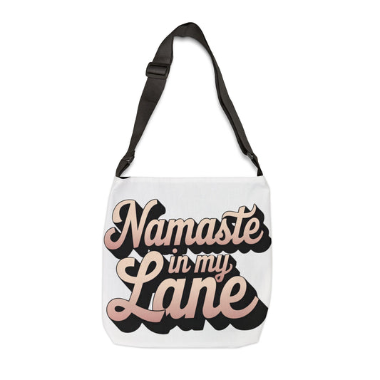 DUO MODERN – “Namaste in My Lane” Adjustable Tote Bag - DUO Modern