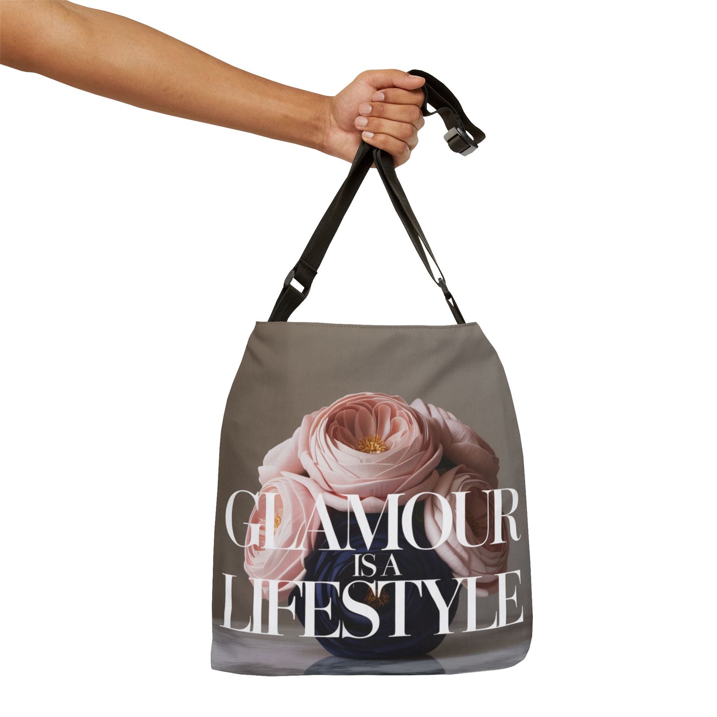 DUO MODERN “Glamour Is A Lifestyle” Adjustable Tote Bag - DUO Modern