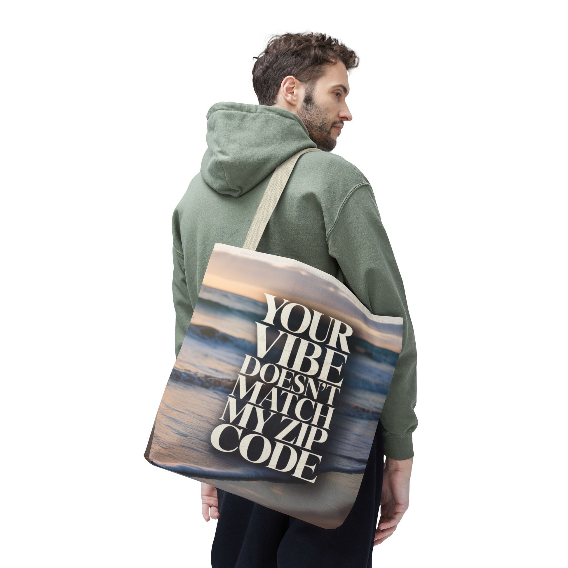 DUO MODERN "Your Vibe Doesn't Match My Zip Code" Tote Bag - DUO Modern