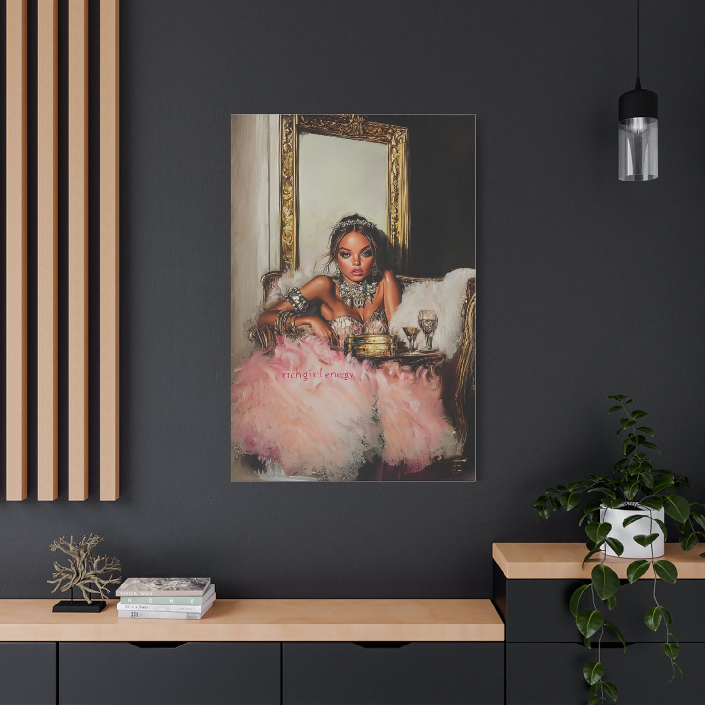 DUO MODERN "Rich Girl Energy" Matte Canvas,