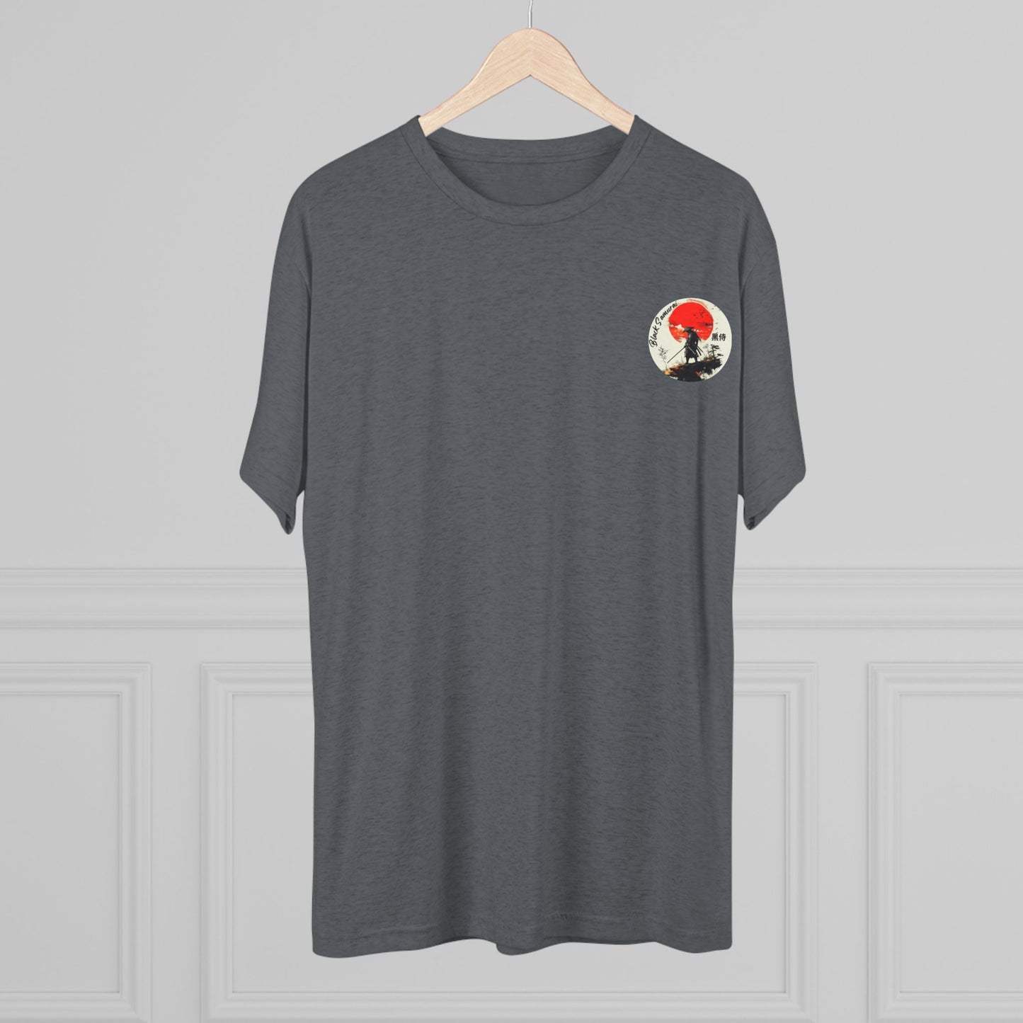 DUO MODERN "Black Samurai - Know Thy Self" Unisex Tri-Blend Crew Tee