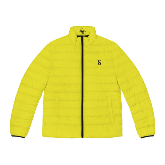 DUO MODERN Scorpion Athletics Men's Yellow Puffer Jacket - DUO Modern