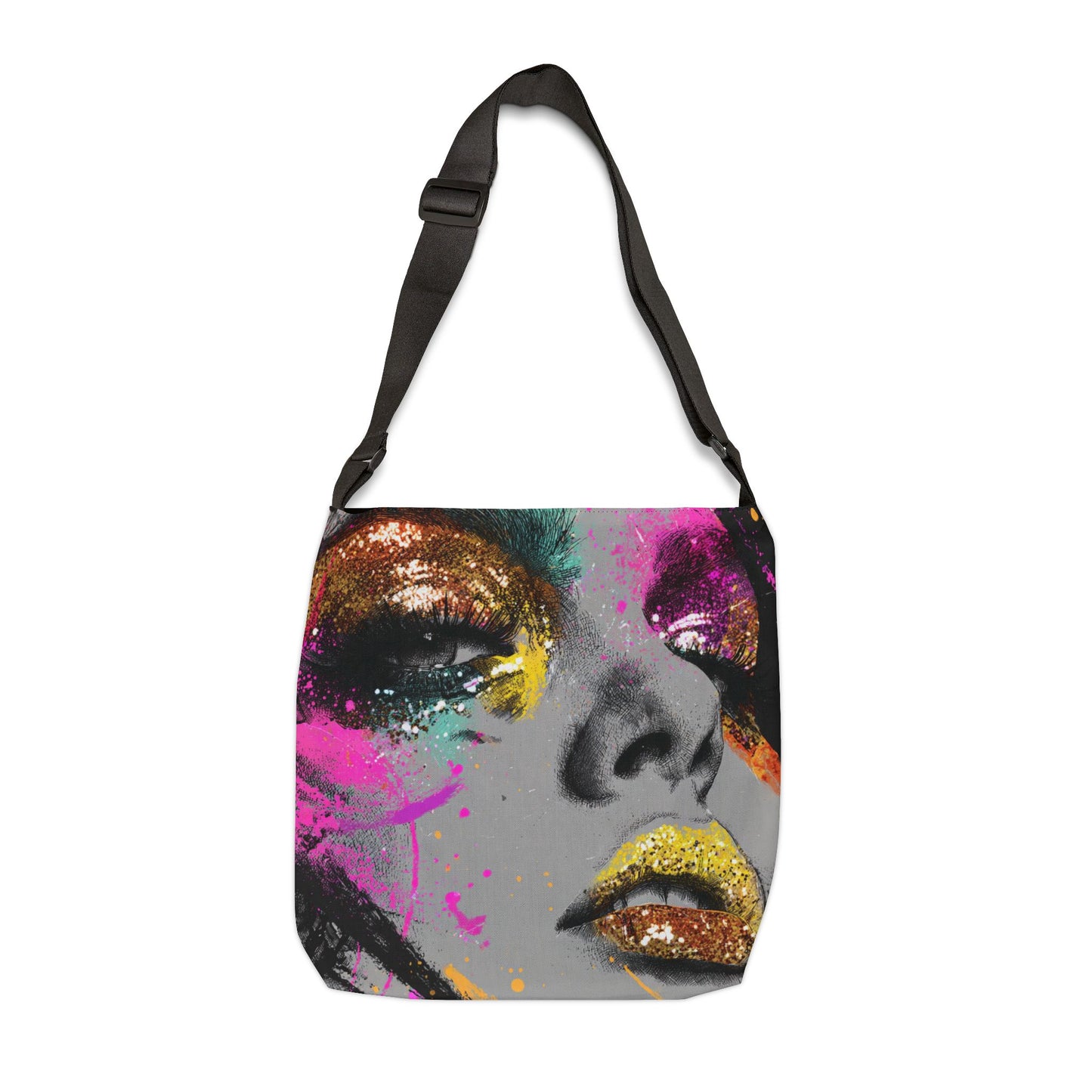 DUO MODERN “Gilded Graffiti” Adjustable Tote Bag