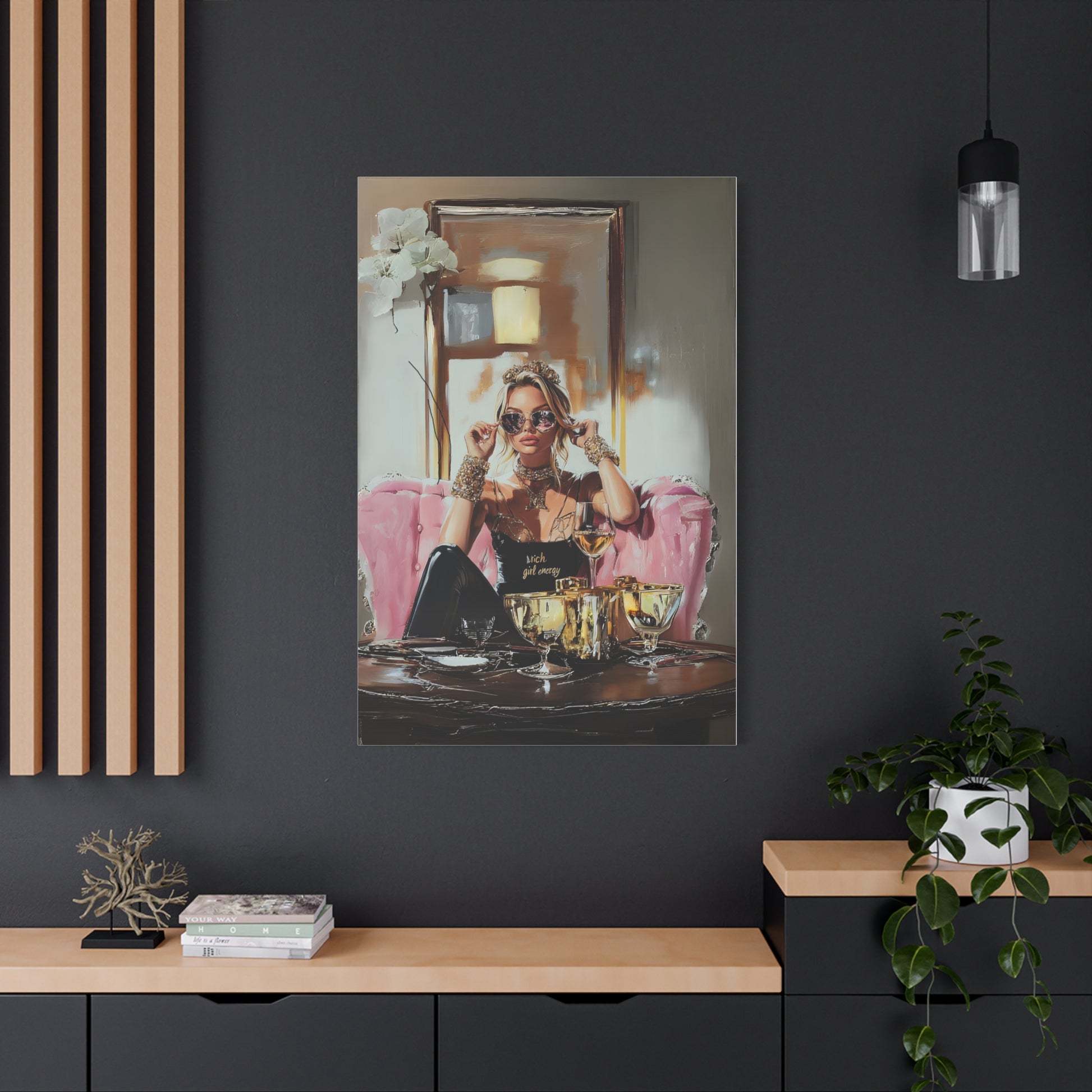 DUO MODERN "Rich Girl Energy" Matte Canvas