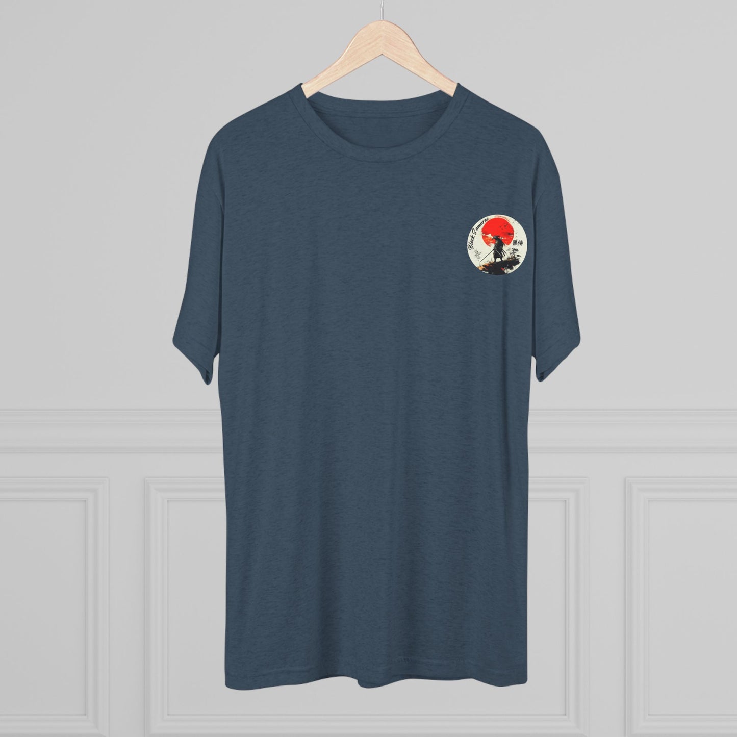 DUO MODERN "Black Samurai - Know Thy Self" Unisex Tri-Blend Crew Tee