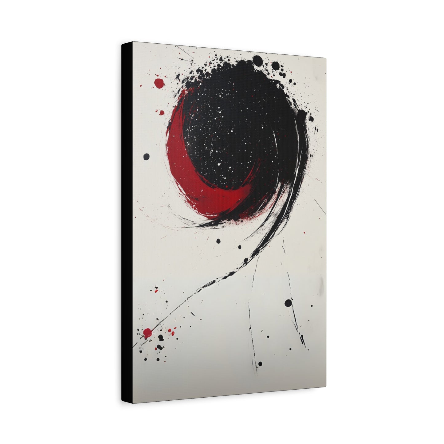 DUO MODERN "Abstract Red & Black Wall Art" - DUO Modern