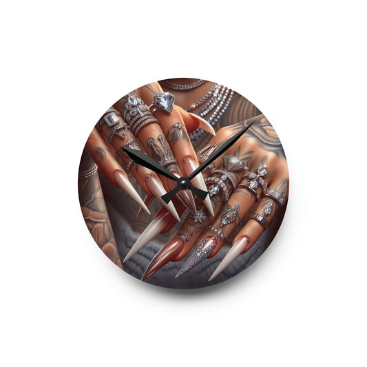 DUO MODERN "Rockstar" Acrylic Wall Clock - DUO Modern