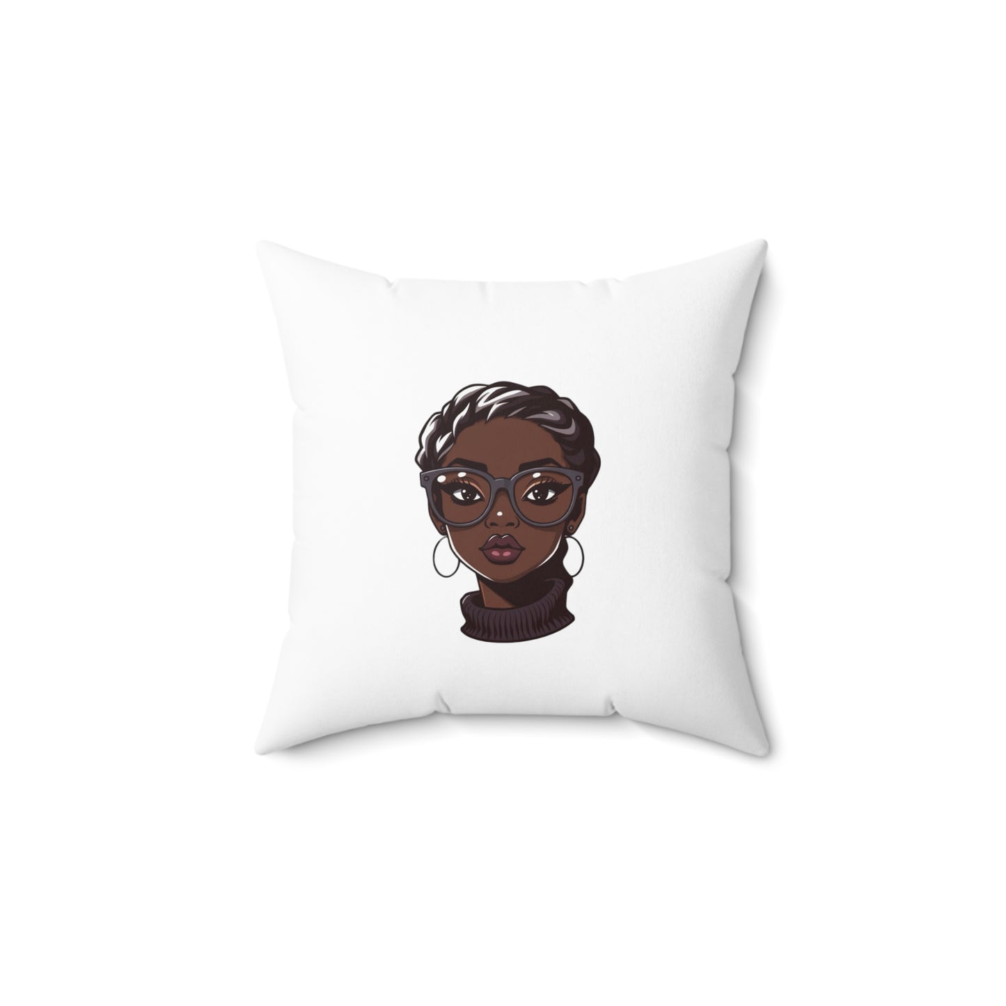 "Agatha" Spun Polyester Square Pillow - DUO Modern