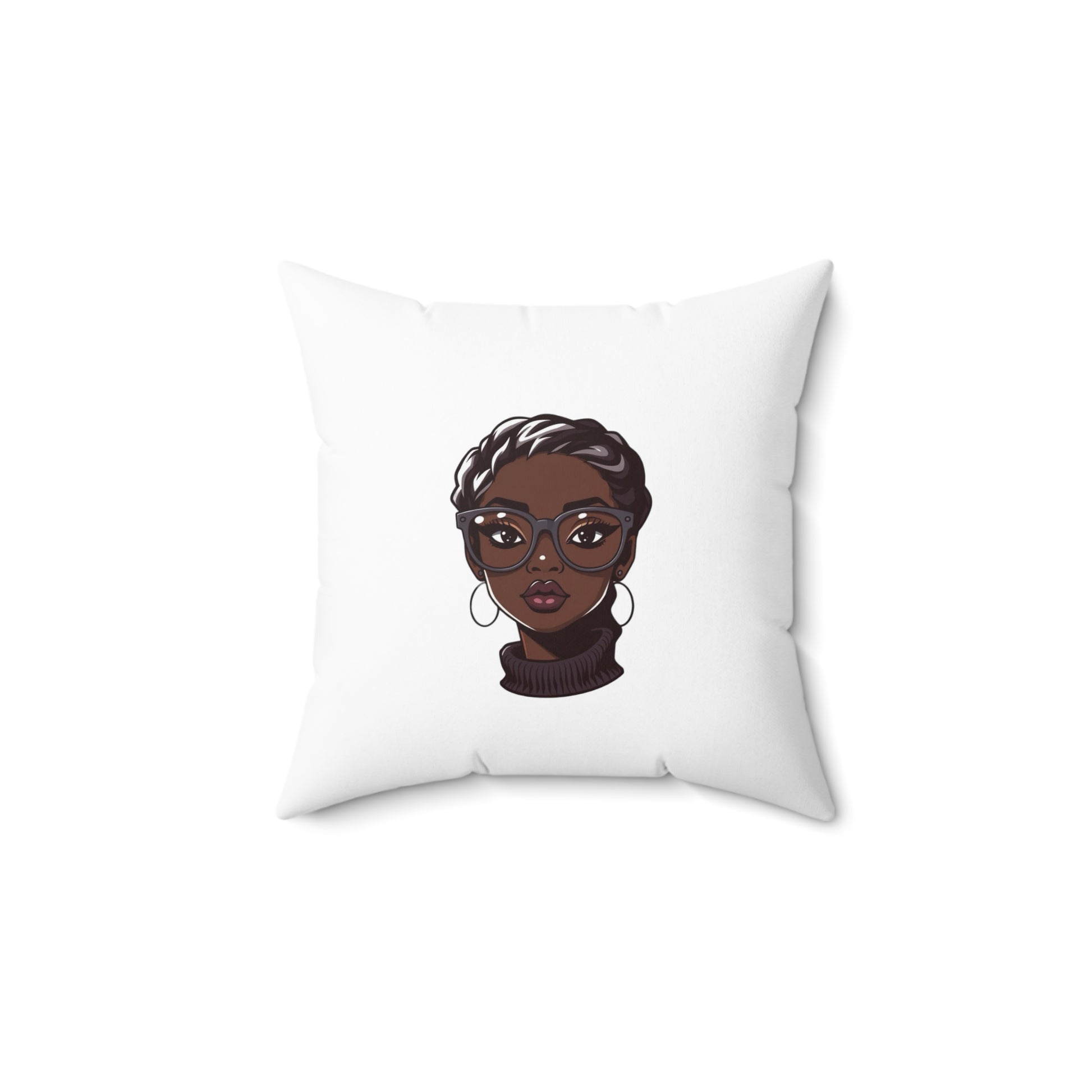 "Agatha" Spun Polyester Square Pillow - DUO Modern