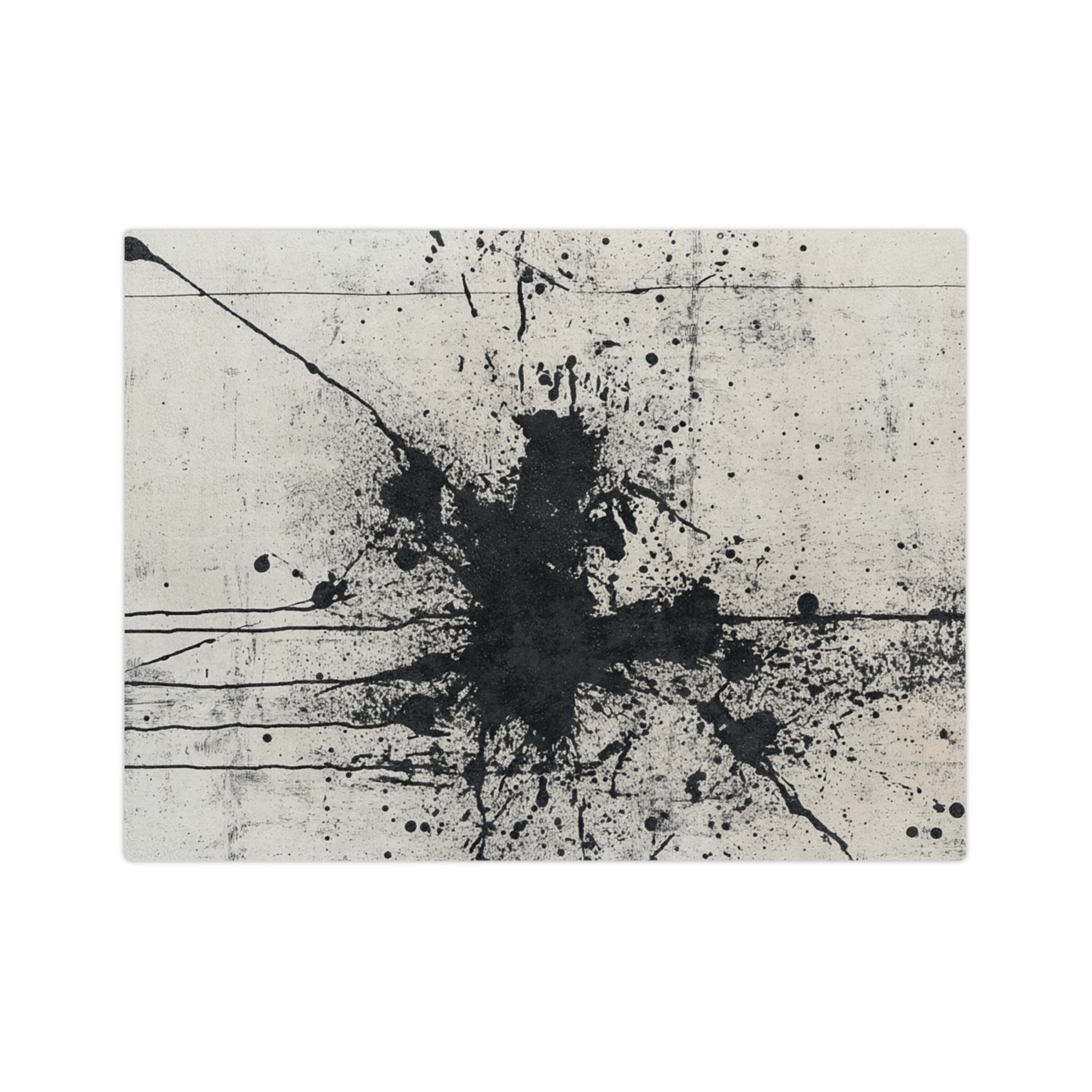 DUO MODERN "Noir Splash" Velveteen Microfiber Blanket - DUO Modern