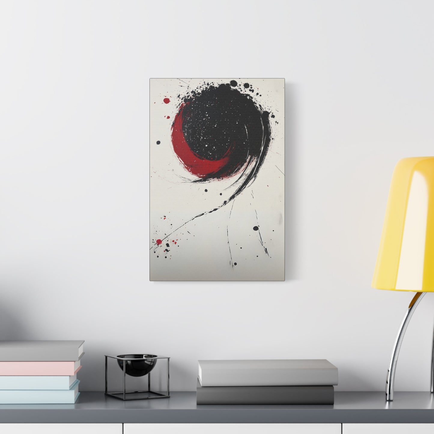 DUO MODERN "Abstract Red & Black Wall Art" - DUO Modern