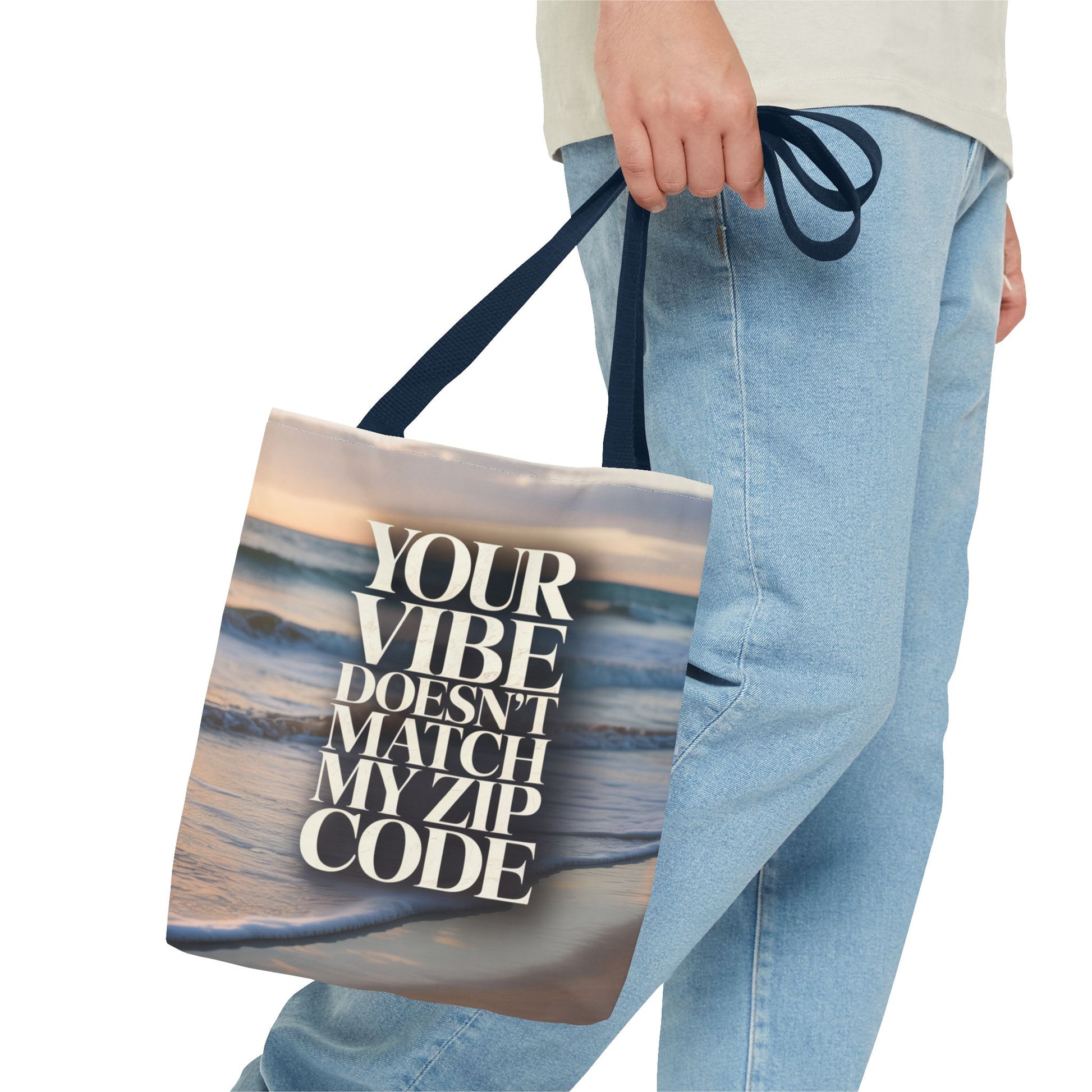 DUO MODERN "Your Vibe Doesn't Match My Zip Code" Tote Bag - DUO Modern