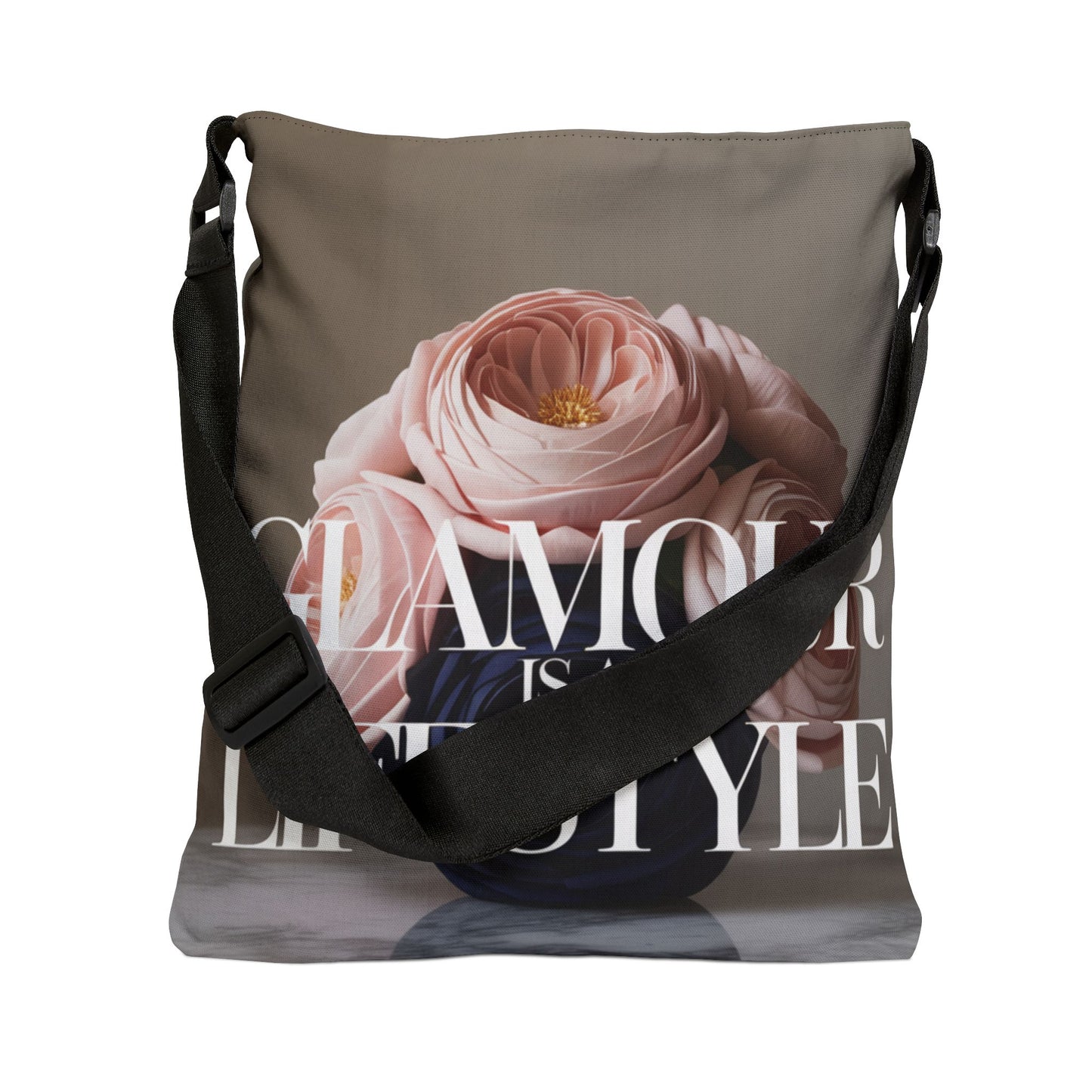 DUO MODERN “Glamour Is A Lifestyle” Adjustable Tote Bag - DUO Modern