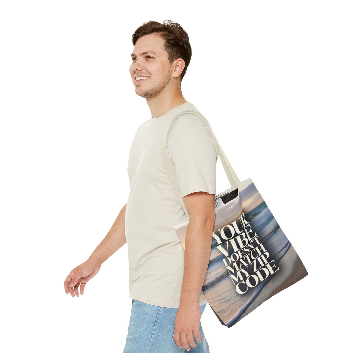 DUO MODERN "Your Vibe Doesn't Match My Zip Code" Tote Bag - DUO Modern