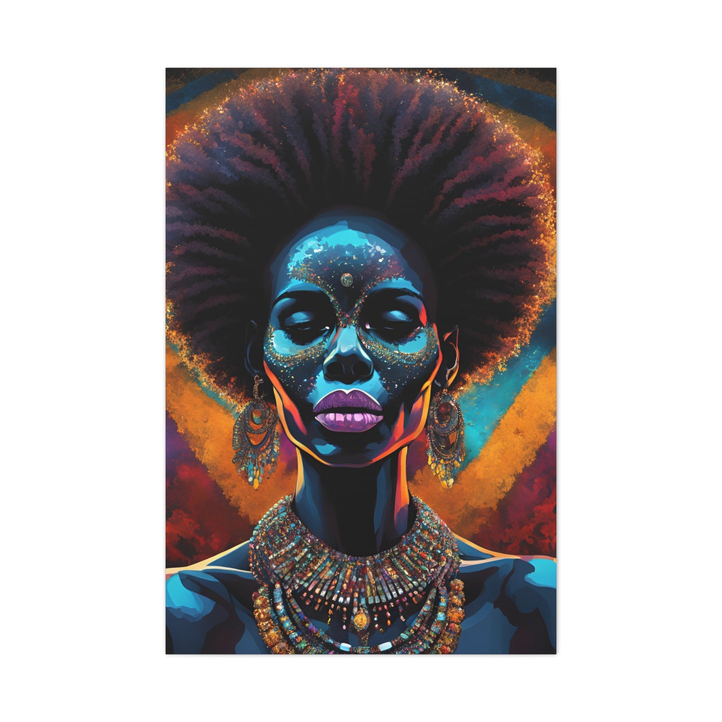 DUO Modern "Black Goddess" Canvas Artwork - DUO Modern