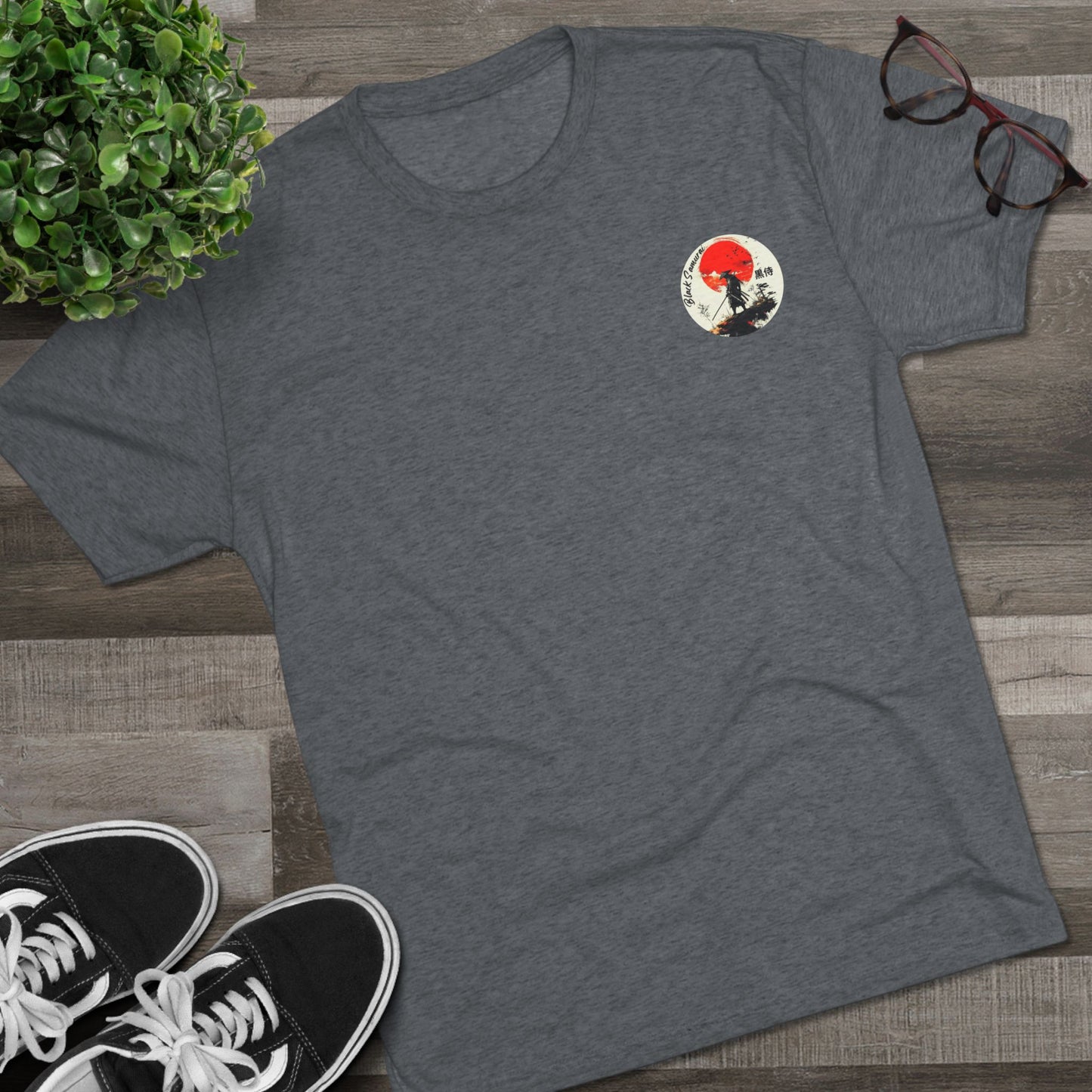 DUO MODERN "Black Samurai - Enemy" Unisex Tri-Blend Crew Tee