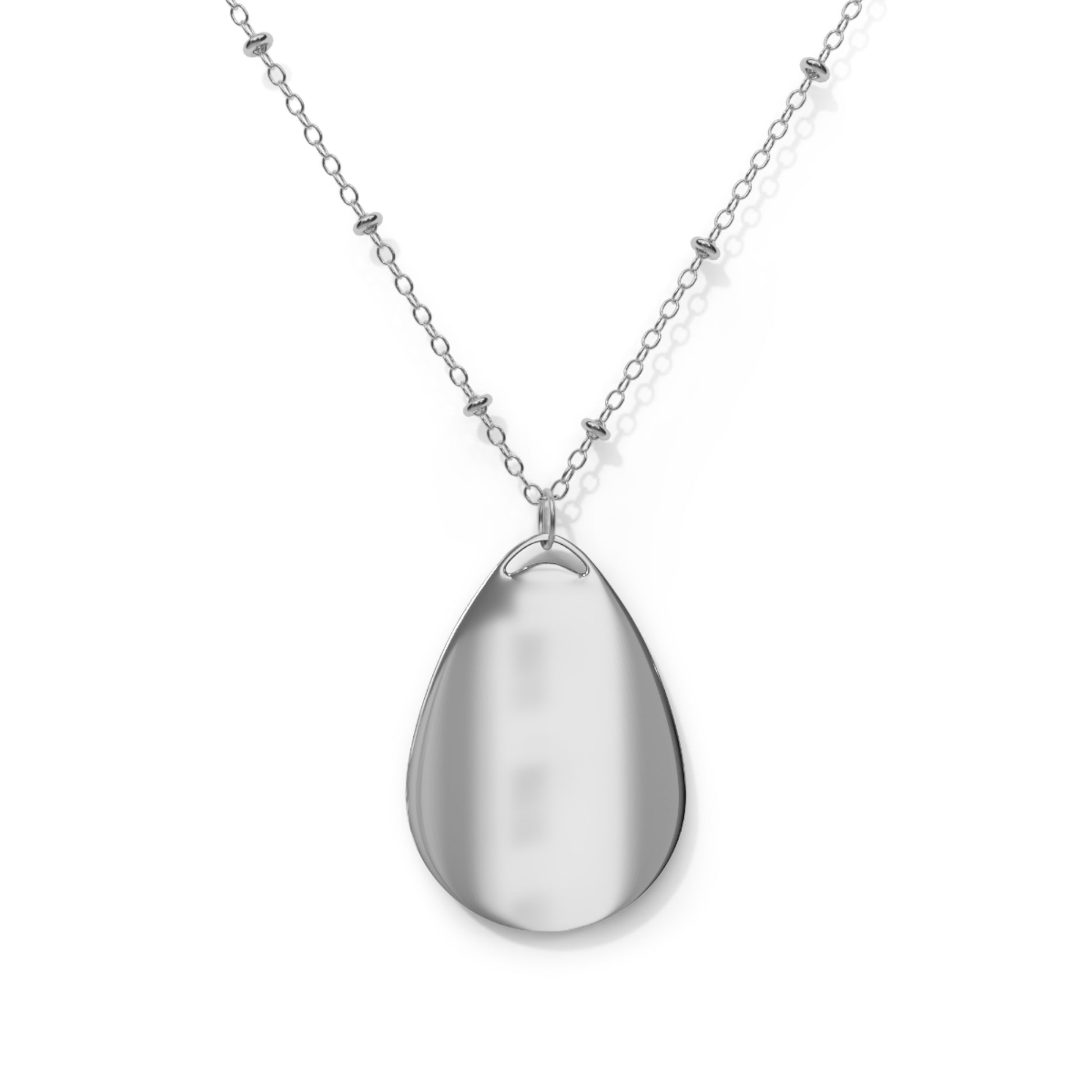 DUO MODERN “Unity & Compassion” Oval Necklace - DUO Modern