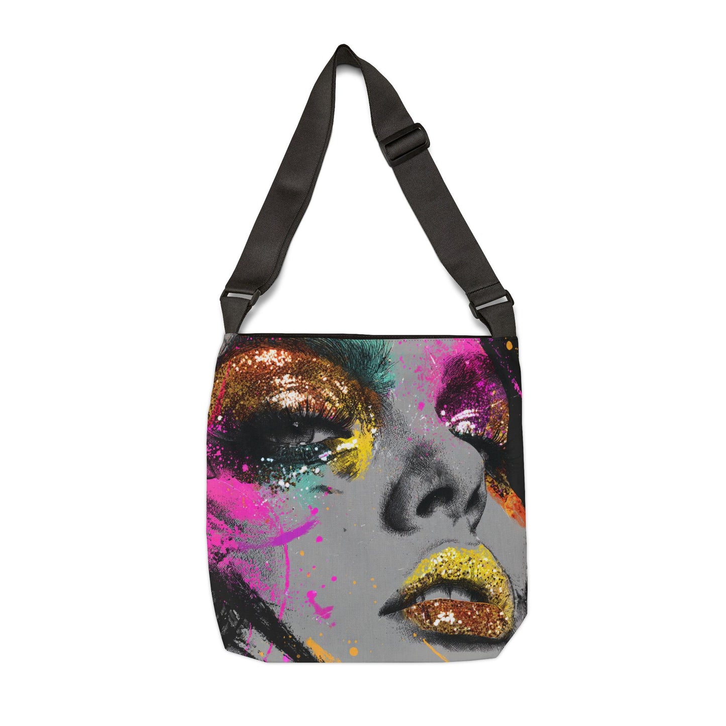 DUO MODERN “Gilded Graffiti” Adjustable Tote Bag